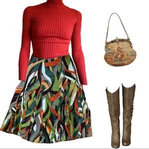 CATO MULTI-COLOR SKIRT SIZE 12